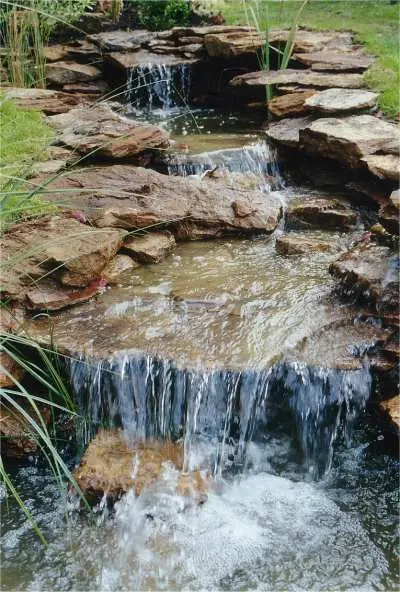 Cascading waterfalls