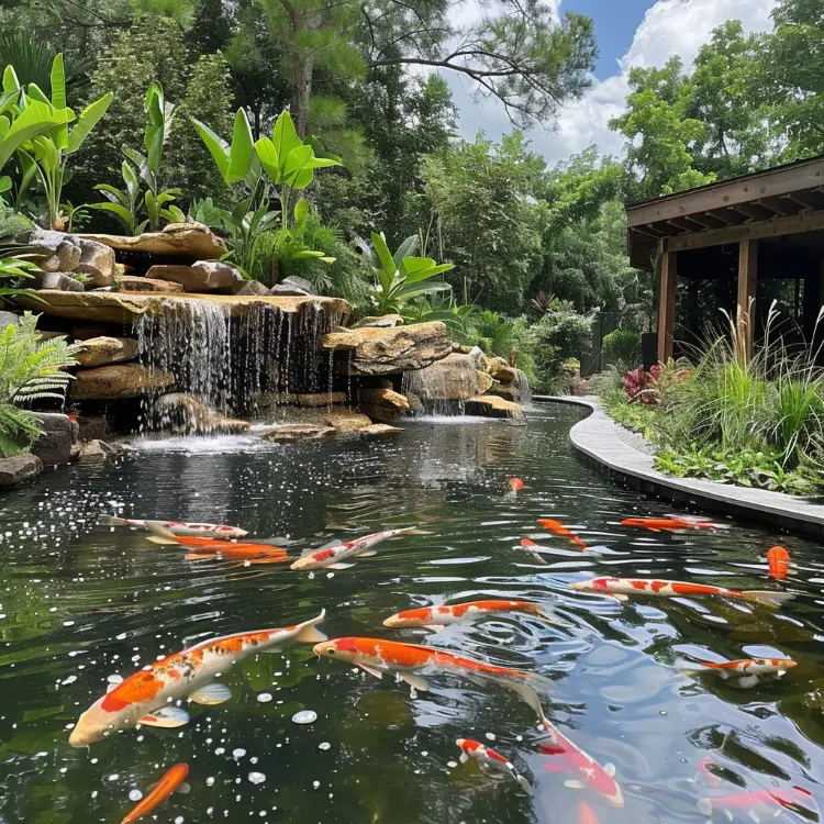 Koi ponds