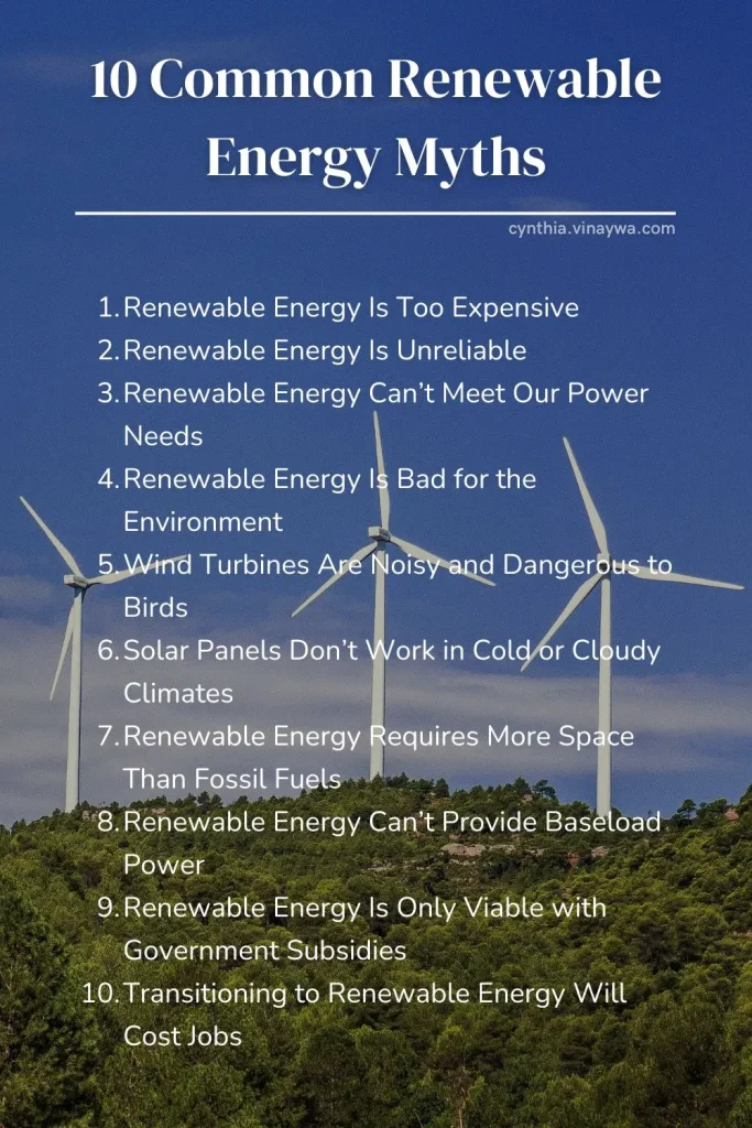 Myths About Renewable Energy