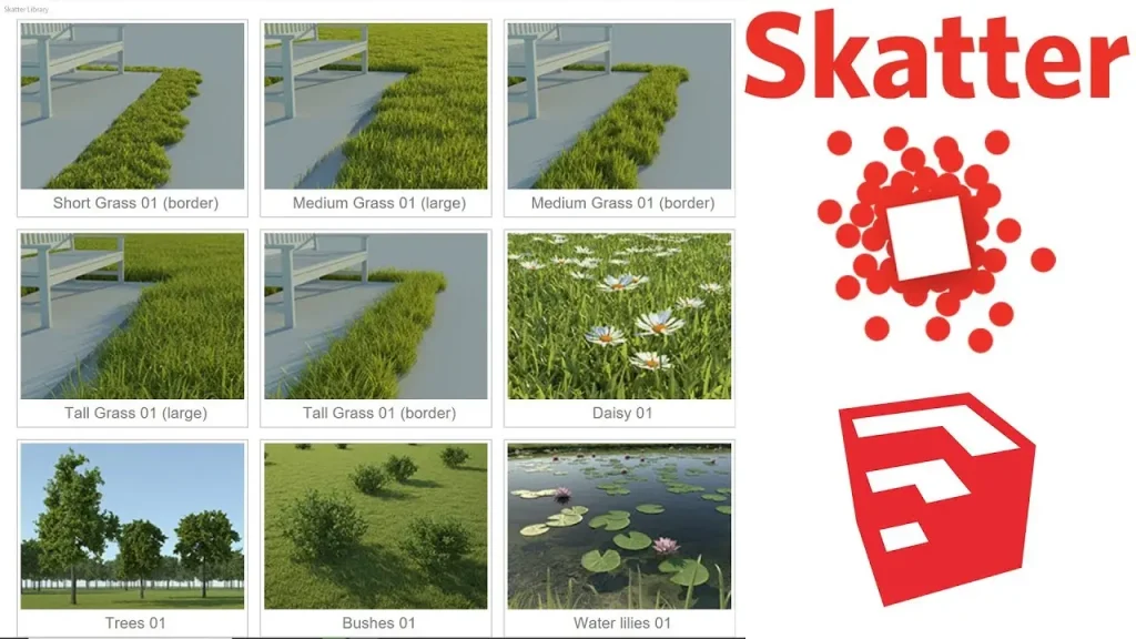 Skatter sketchup